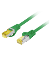 CABLE DE RED LANBERG LATIGUILLO CAT.6A S/FTP LSZH CU 2M VERDE FLUKE PASSED