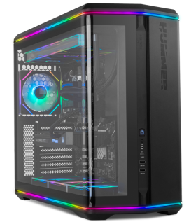 NOX Hummer Semitorre ATX cristal curvo ARGB Ngr