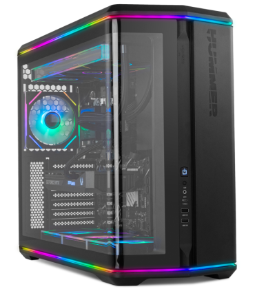 NOX Hummer Semitorre ATX cristal curvo ARGB Ngr