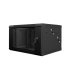 ARMARIO LANBERG MURAL DOBLE SECCION RACK 19 6U 600X600 FLAT PACK NEGRO