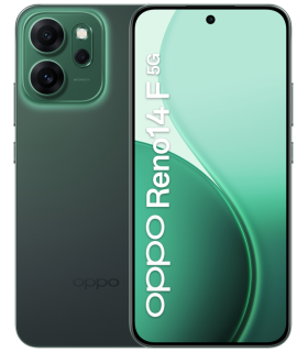 OPPO 14 F 5G Reno14 F 5G 167 cm 657 SIM doble Android 15 USB Tipo C 8 GB 256 GB 6000 mAh Verde