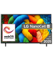 TV LG NANOCELL 43NANO80A3B 43" 4K ULTRA HD SMART TV WIFI NEGRO