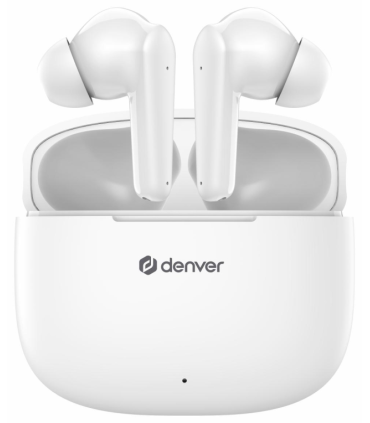 AURICULARES BLUETOOTH DENVER TWE 48W INALAMBRICOS BLANCOS