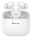 Auriculares Bluetooth Denver TWE-48W Inalambricos Blancos