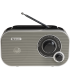 RADIO DENVER FM CON SINTONIZACION ANALOGICA GRIS