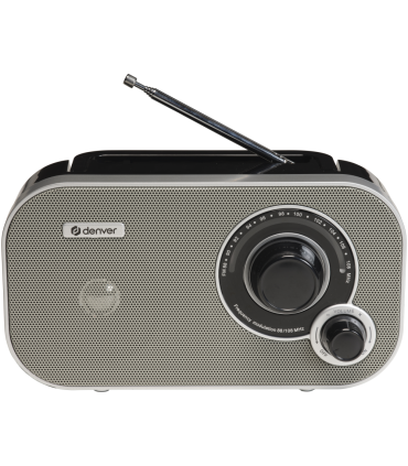 RADIO DENVER FM CON SINTONIZACION ANALOGICA GRIS