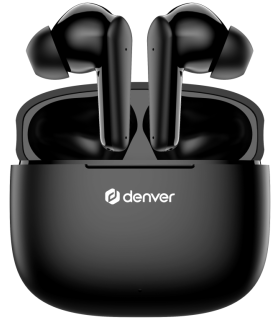 AURICULARES BLUETOOTH DENVER TWE 48B INALAMBRICOS NEGROS