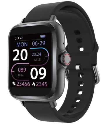 SMARTWATCH DENVER BLUETOOTH CON SENSOR DE FRECUENCIA CARDIACA NEGRO