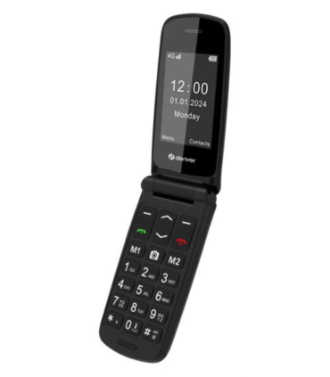 TELEFONO FLIP DENVER 4G ESPECIALMENTE PARA MAYORES