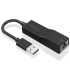 CONVERSOR AISENS USB 30A ETHERNET GIGABIT 10 100 1000 Mbps NEGRO15 CM