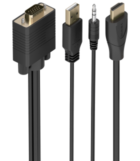 CABLE CONVERSOR AISENS HDMI A M A SVGA MJACK 35 MUSB A M 15M