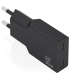 CARGADOR AISENS ULTRA DELGADO GaN 30W 2xUSB C PD30 NEGRO