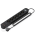 REGLETA ENCHUFES AISENS MULTIFUNCION 6 TOMAS2xUSB C 2xUSB A 14M NEGRO