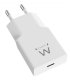CARGADOR MOVIL EWENT EW1310 USB C PD 20W GAN BLANCO