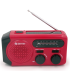 RADIO DENVER SOLAR CON MANIVELA LINTERNA Y FUNCION SOS