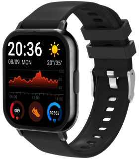 SMARTWATCH DENVER BLUETOOTH CON FRECUENCIA CARDIACA Y PRESION ARTERIAL NEGRO