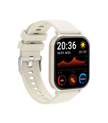 SMARTWATCH DENVER BLUETOOTH CON FRECUENCIA CARDIACA Y PRESION ARTERIAL BLANCO
