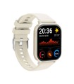 Smartwatch Denver Bluetooth con Frecuencia Cardiaca y Presion Arterial blanco