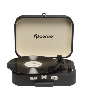 TOCADISCOS DENVER VPL130DGR USB CON SOFTWARE DE GRABACION PARA PC