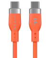 HYPERJUICE FLEX USB-C SILICONE CHARGING CABLE - ORANGE