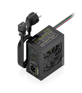 FUENTE ALIMENTACION AISENS SFX 500W CABLE ALIMENTACION OEM NEGRA
