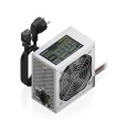 FUENTE ALIMENTACION AISENS ATX 500W CABLE ALIMENTACION OEM PLATA