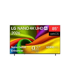 TV LG NANO 4K UHD AI 85NU8E0B3LA 85 4K UHD 60HZ SMART TV WebOS HDR10