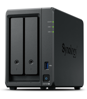 NAS SYNOLOGY DS725 2 BAHIAS 4GB 25G ETHERNET