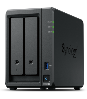 NAS SYNOLOGY DS725 2 BAHIAS 4GB 25G ETHERNET
