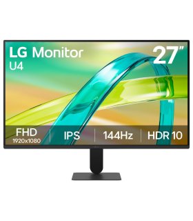MONITOR LG 27U411B B 27 FHD 144HZ IPS HDR10 FREESYNC SIN MARCOS