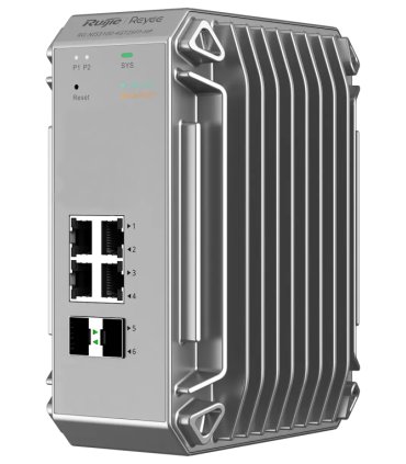 SWITCH INDUSTRIAL GESTIONABLE RUIJIE REYEE POE CAPA 2 RG NIS3100 8GT4SFP HP