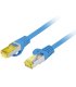 CABLE DE RED LANBERG LATIGUILLO CAT6A S FTP LSZH CU 2M AZUL FLUKE PASSED