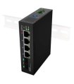 Switch Lanberg Industrial PoE 1XBT 3XAT 2XSFP Din gigabit ethernet sin Gestion