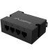 SWITCH LANBERG POE EXT DIN FE4 AT 30W 1XIN 3XOUT DIN RAIL AT 30W METAL CLIPS