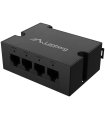 Switch Lanberg PoE Ext DIN-GE4-BT-90W 1XIN 3XOUT Din Rail Bt 90W Metal Clips
