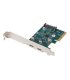 TARJETA PCI EXPRESS LANBERG X1 A 2X USB C 32 GEN 2X1 BAJO PERFIL