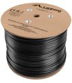 BOBINA CABLE DE RED LANBERG EXTERIOR SFTP RJ45 CAT.7 SOLIDO CU 305M NEGRO FLUKE PASSED