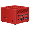 MINI PC LEOTEC INTEL N100 8GB 128GB M.2 WIN11 PRO PRE-INSTAL ROJO