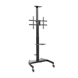SOPORTE SUELO AISENS RUEDAS Y MANIVELA DVD CAMARA MONITOR TV 50KG 37 70