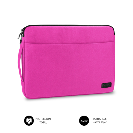 FUNDA PORTATIL SUBBLIM FUNDA ORDENADOR URBAN LAPTOP SLEEVE 156 PINK