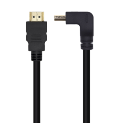 CABLE HDMI AISENS V20 ACODADO PREMIUM 4K60HZ A M A M 20M