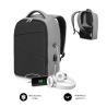Mochila antirrobo Subblim Secure V2 Air Padding para portátil de hasta 16", gris y negra